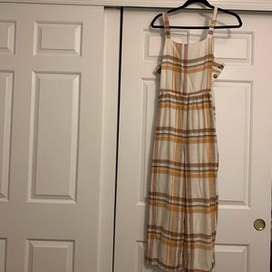 Plaid jumpsuit